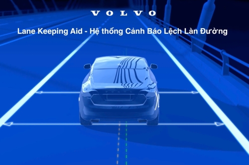 Lane Keeping Aid - Hệ thống Cảnh Báo Lệch Làn Đường Của Ô Tô Volvo
