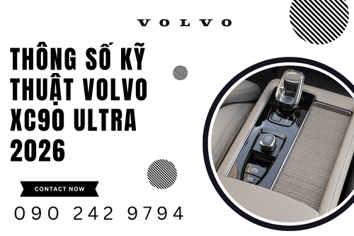 Thông số kỹ thuật Volvo XC90 Ultra 2026