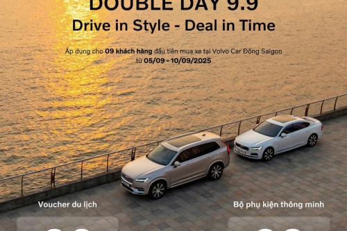 Volvo DOUBLE DAY 9.9 – Ưu đãi kép cho khách hàng tại Volvo Đông Sài Gòn