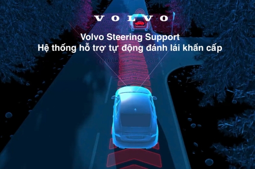 Volvo Steering Support – Hệ thống hỗ trợ tự động đánh lái khẩn cấp