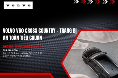 Volvo V60 Cross Country - Trang bị an toàn tiêu chuẩn