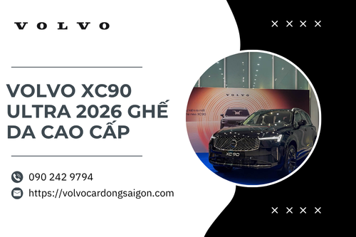 Volvo XC90 Ultra 2026 ghế da cao cấp