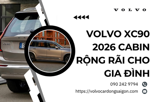 Volvo XC90 Ultra 2026 thiết kế nội thất Bắc Âu